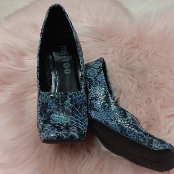 BRAND NEW ME TOO CROC LEATHER PUMPS-7 - Picture 8 of 8